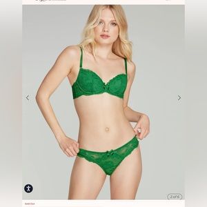 NWT AP Agent Provocateur Rosalee Bra & Panty 36B/4 Sold Out!